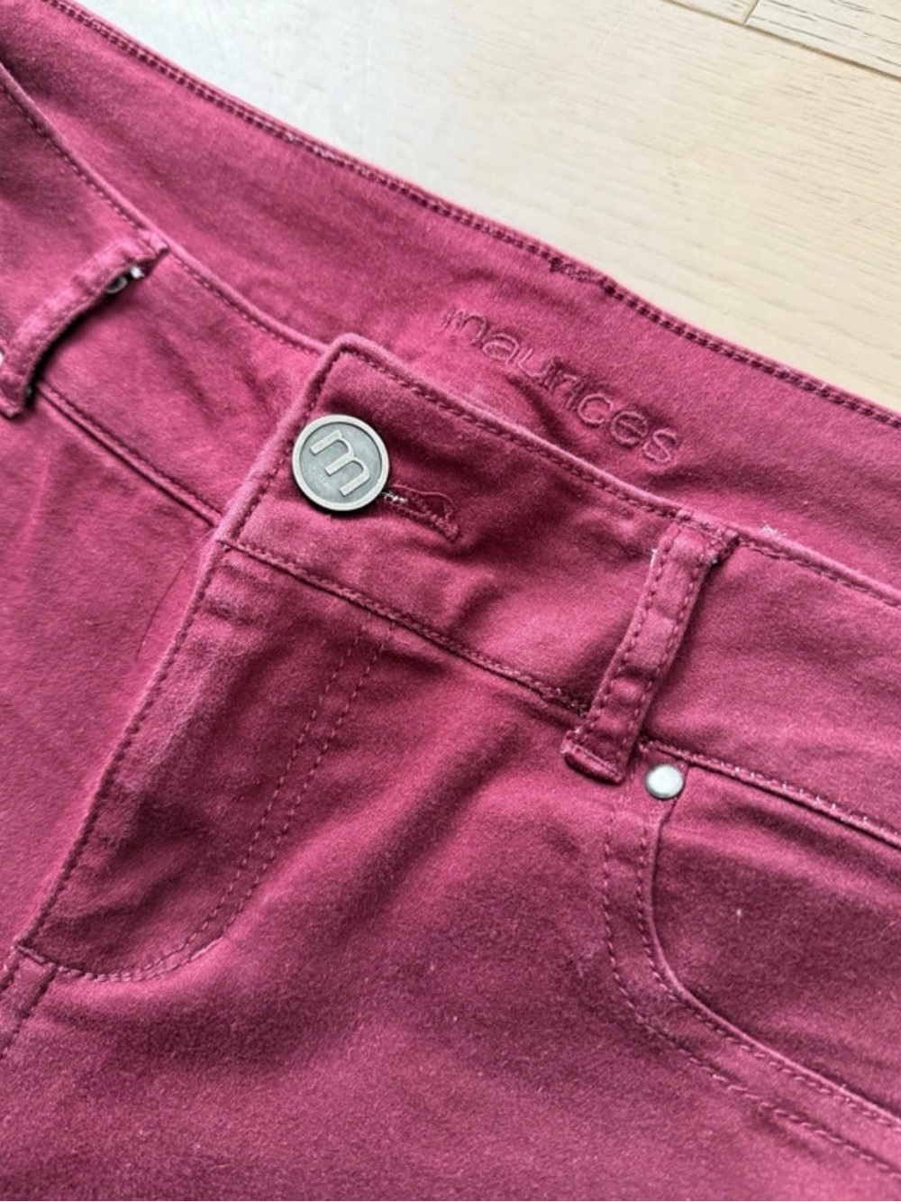 Maurices Wine Skinny Jeans - Picture 4 of 4